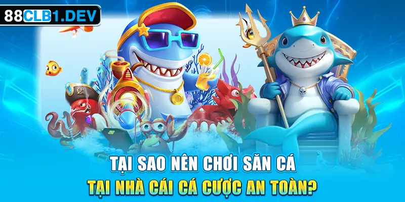 Tại sao nên chơi săn cá tại nhà cái cá cược an toàn?